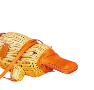 Panier de rangement créatif en rotin en gros, panier tressé décoratif en forme d'oiseau-gibier pour la mode et le rangement domestique - Product Image 2