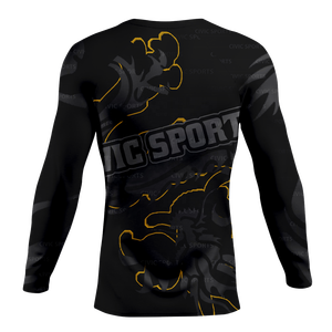 Vente en gros de rashguards de compression MMA à manches courtes pour hommes, chemises BJJ personnalisées avec protection UPF50+ antibactérienne en spandex/polyester - Product Image 2
