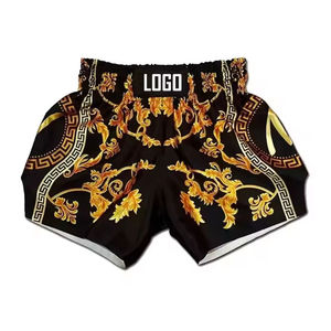 Pantalones Cortos de Muay Thai Transpirables de Secado Rápido, Ropa de Entrenamiento de Alta Calidad, Pantalones Cortos de Muay Thai para Hombre en Existencia - Product Image 2
