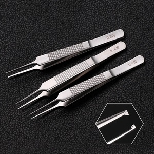 Pinzas Quirúrgicas Manuales de Acero Inoxidable Ametrina de 10 cm, Juego de Instrumentos Dentales con Modelos de Dientes de 0.6, 0.4 y 0.8 mm, AS-786 - Product Image 4