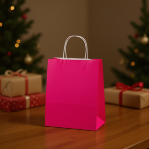 Sacchetto regalo in carta ILAN 31x15x41 cm colore rosa per confezioni regalo - Product Image 2