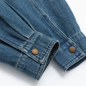 Camisas Vaqueras de Estilo Vintage Vornex Industry para Hombre con Bolsillos, Ropa Casual Ajustable, Costuras Ecológicas, Prendas Vaqueras Personalizadas - Product Image 4