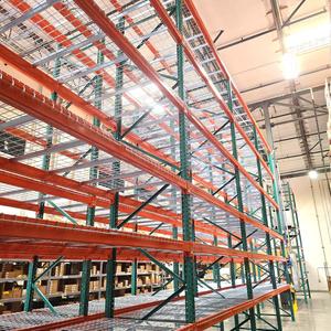 Estanterías de Acero Resistentes con Estructura Vertical Verde RAL6000, Protección Contra la Corrosión, Diseño en Forma de Lágrima, Estándar Estadounidense, para Almacenamiento en Almacenes - Product Image 4