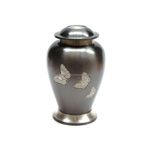 Urnas de cremación de pájaros voladores artesanales, venta al por mayor, urna negra conmemorativa, precio barato, urnas y tarros de recuerdo para cenizas de adultos y Mascotas - Product Image 2