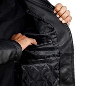 Veste en cuir souple de haute qualité, sur mesure, en cuir de vachette véritable, pour homme, veste en cuir d'extérieur avec les meilleurs matériaux - Product Image 5