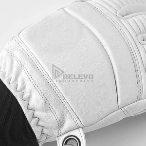 Guantes de Cuero Unisex Premium para Motociclismo, Forro Térmico de Felpa, Cuero Genuino, Protección para Motocross, Transpirables y de Secado Rápido - Product Image 4