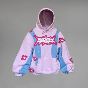 Hoodie décontracté ample en coton côtelé à épaules tombantes pour femme – Vente en gros - Product Image 1