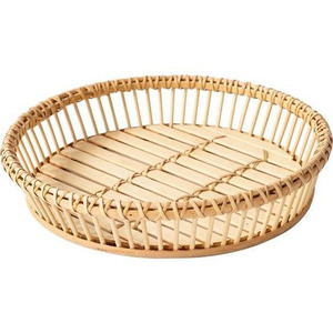 Plateau de service ovale en rotin le plus vendu, OEM, avec assiettes pour la décoration de table, meilleur prix, fabriqué au Vietnam, vente en gros - Product Image 2