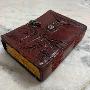 Diario de Cuero con Ojo Turco y Árbol de la Vida, Hecho a Mano, Libro Gótico de las Sombras, Regalo para Brujas, Libro de Hechizos Vintage - Product Image 5