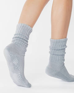 Grip Pilates <b>Socks</b> <b>Long</b> Tube Bamboo Cozy <b>Long</b> for Women Stretchy Slouch Winter Yoga <b>Socks</b> Anti-slip Cotton Soft <b>Socks</b> ODM Custom - Product Image 3