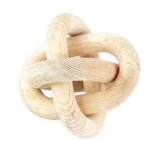 Decoración de cadena de madera para el hogar, nudo de madera hecho a mano para mesa de centro, sala de estar, estilo rústico - Product Image 5