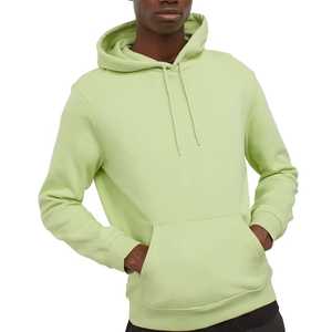 High Quality Cotton Hoodie For Men Custom Street wear <b>Thick</b> <b>Fleece</b> Drop Shoulder Knitted Plain Blank Hoodie Available - Product Image 1