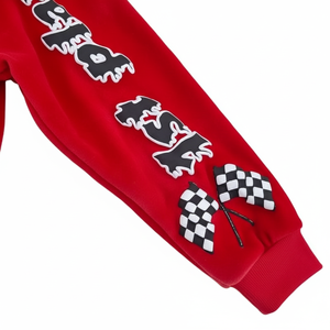 Sudadera con capucha para hombre, cálida, de invierno, de punto grueso, con logotipo personalizado en relieve 3D, con estampado en relieve, en dos colores, ¡en oferta! - Product Image 6