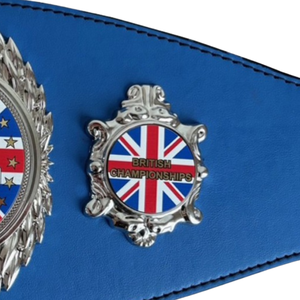 Cinturón de Campeonatos Británicos con Diseño de Union Jack y Emblema Plateado 2025, Cinturón de Título Personalizable de Calidad Premium - Product Image 5