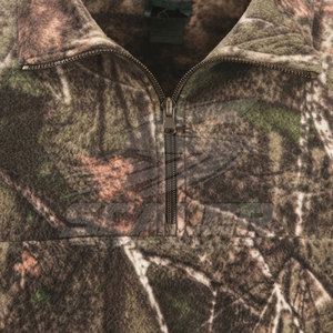 Veste de chasse en toile respirante pour hommes adultes avec fermeture éclair quart de tour, plusieurs poches, poignets ajustables, activités de plein air - Product Image 6