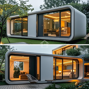 Maison capsule Apple à 2 chambres à coucher à vendre aux États-Unis, mobile personnalisable pour appartement, atelier, salle de bain, bar à domicile - Product Image 2