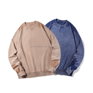 Sudadera con Capucha Estampada con Lavado Ácido, Sudadera Extra Grande de Felpa Francesa Vintage con Lavado Ácido, Unisex de Alta Calidad - Product Image 1