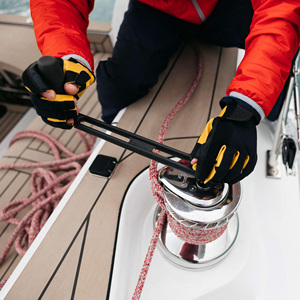 Gants de navigation unisexes en cuir PU avec fermeture auto-agrippante, anti-UV, légers, pour activités nautiques, kayak, canoë, pêche - Product Image 4