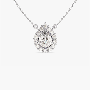 Luxury Amethyst Style Pendant Diamond <b>Necklace</b> | Fashion Women Jewelry | Party Wear Design - Product Image 1