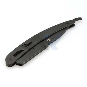 High Quality Vintage Barber <b>Razor</b> With Pouch Single <b>Blade</b> Folding <b>Straight</b> Edge Shaving Shavette Professional Hair Grooming Tool - Product Image 2