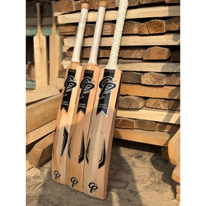 Batte de cricket en saule anglais de qualité supérieure CP Sports Black Edition – Professionnelle, durable, pour balles dures, bords épais, prise équilibrée - Product Image 2