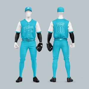 Uniforme de Béisbol para Hombre Estampado de Alta Calidad al por Mayor, 100% Poliéster, Antibacteriano, Ecológico, Nombre del Equipo Personalizado, Precio de Fábrica - Product Image 1