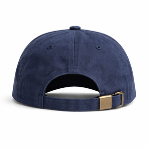 Customizable 6-Panel Baseball Cap Cotton Twill Adjustable Metal Buckle Unisex Solid Color Front Logo Casual <b>Hat</b> - Product Image 3