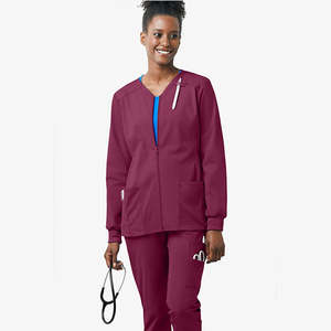 Chaqueta de Uniforme Clínico Unisex de Manga Larga, Chaqueta de Trabajo Médica Profesional - Product Image 2