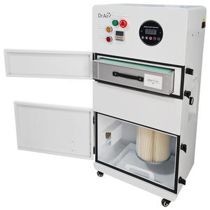 Purificador de Aire Industrial Móvil BM-302C – Filtración Profesional de Acero Inoxidable para Humo de Soldadura y Corte Láser - Product Image 2