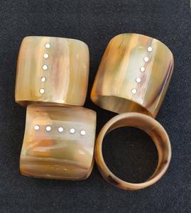 Anillos y Porta Servilletas de Cuerno de Búfalo Negro para Decoración de Mesa, Ideales para Fiestas y Eventos, a un Precio Muy Bajo - Product Image 3
