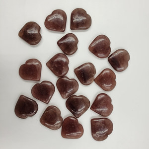 2026 Natural Crystal Gemstone Carved Worry Stone Colorful <b>Massage</b> Healing Energy <b>Ball</b> Globe Thumb Heart Stone Mini Bulk Hearts - Product Image 5