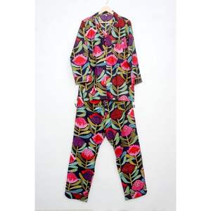 Conjunto de Pijama de Algodón de Última Moda para Mujer, Ropa de Dormir Cómoda, Vestido de Pijama para Damas de Honor, Conjunto de Pijama de Algodón para Adultos - Product Image 4