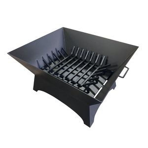 Linea Exports Inc <b>Fire</b> <b>Pit</b> Backyard & Patio Wood Burning <b>Fire</b> <b>Pit</b> For Outside With Round Spark Screen Poker And Metal Grate - Product Image 5