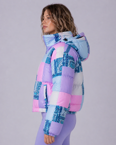 Custom Logo Winter New Textured Warm Long <b>Line</b> Puffer Quilted Latest Jacket Women Hooded <b>Coat</b> Waterproof Windproof Outerwear - Product Image 4