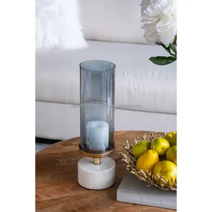 Porte-bougie en métal minimaliste fait à la main pour les salons modernes, décoration de Noël et de mariage - Product Image 5