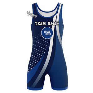 New Arrival Custom Front Logo Stretch Lightweight Durable Quick Dry Wrestling Singlets Breathable Performance Gear for Teams - Product Image 4