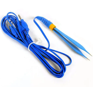 Pinza Bipolar Manual de Acero Inoxidable con Punta de Irrigación y Recubrimiento Tipo Bayoneta para Uso ORL, Neurológico y Cardíaco con Cable Bipolar - Product Image 4