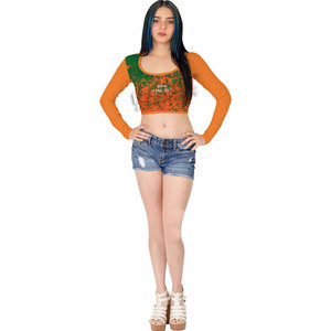 Casual Wear Clothing Women Crop <b>Top</b> T-Shirts Wholesale Women Crop <b>Top</b> T-Shirts Low Price Women Crop <b>Top</b> T-Shirts - Product Image 1