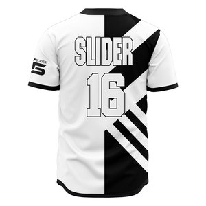 ชุดเบสบอลแบบยูนิเซ็กซ์ เสื้อเบสบอลลายทาง เสื้อซอฟต์บอลปักตัวอักษรและตัวเลข ชุดเบสบอลแบบสั่งทำพิเศษ ชุดซอฟต์บอล - Product Image 2