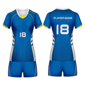 Uniforme de Voleibol para Hombre al por Mayor, 100% Poliéster, Transpirable, de Secado Rápido, Diseño Personalizado, Conjunto Deportivo Ecológico, OEM - Product Image 1