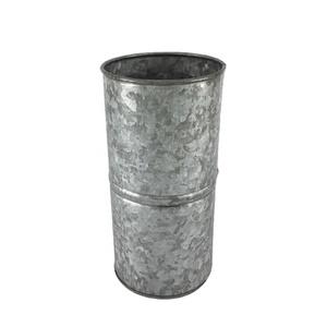 Jardinière ronde en métal de luxe intérieure et extérieure au design moderne pour la décoration de la maison en vrac personnalisé fait à la main - Product Image 2