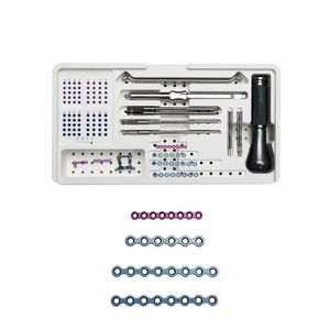 Plaque de reconstruction maxillo-faciale et instruments à tige en acier inoxydable et titane de Mahfooz Instruments - Product Image 1