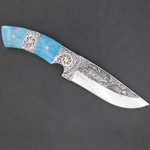 Este juego de cuchillos para grabar en madera ofrece un cuchillo para grabado en relieve y un cuchillo para grabado con hojas de acero con alto contenido de carbono. - Product Image 2