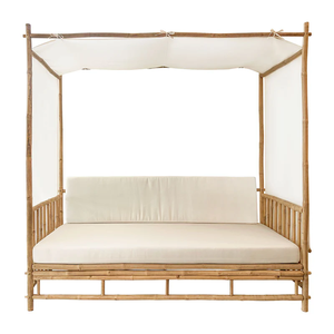 Canapé-lit en bambou, design moderne européen confortable, 100% bambou, utilisation dans les hôtels et villas au Vietnam - Product Image 2