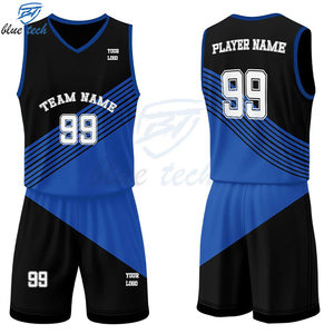 Ensemble de maillots de basket-ball pour hommes, uniforme d'entraînement, logo personnalisé imprimé, séchage rapide, respirant, sans manches, polyester, sublimation personnalisée - Product Image 4