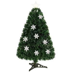 Albero di Natale LED di 3 Piedi con Fiocchi di Neve, Decorazioni Festive per la Stagione Natalizia - Product Image 5