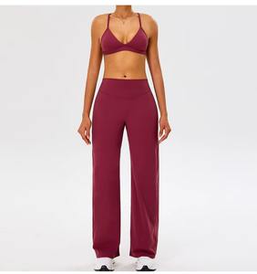 Conjunto de Yoga de Compresión de Cuerpo Completo para Mujer, Personalizado al por Mayor, Transpirable, Estampado, con Control de Abdomen y Ajuste Elástico - Product Image 1