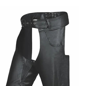 Wholesale High Quality Men Leather <b>Chaps</b> Customized Logo Printing Cheap Price Leather <b>Chaps</b> Solid material - Product Image 2