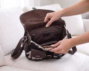 Premium Western Cowhide Leather Crossbody <b>Bag</b> <b>Black</b> White Pattern Casual Style With Buckle Closure - Product Image 2