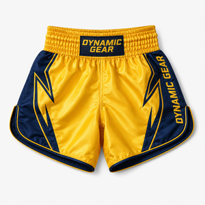 Shorts de boxe Muay Thai haute performance, impression personnalisée du logo, OEM, vente en gros, respirants - Product Image 3
